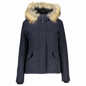 Woolrich Blue Cotton Jackets & Coat Jackets Sweatshirts