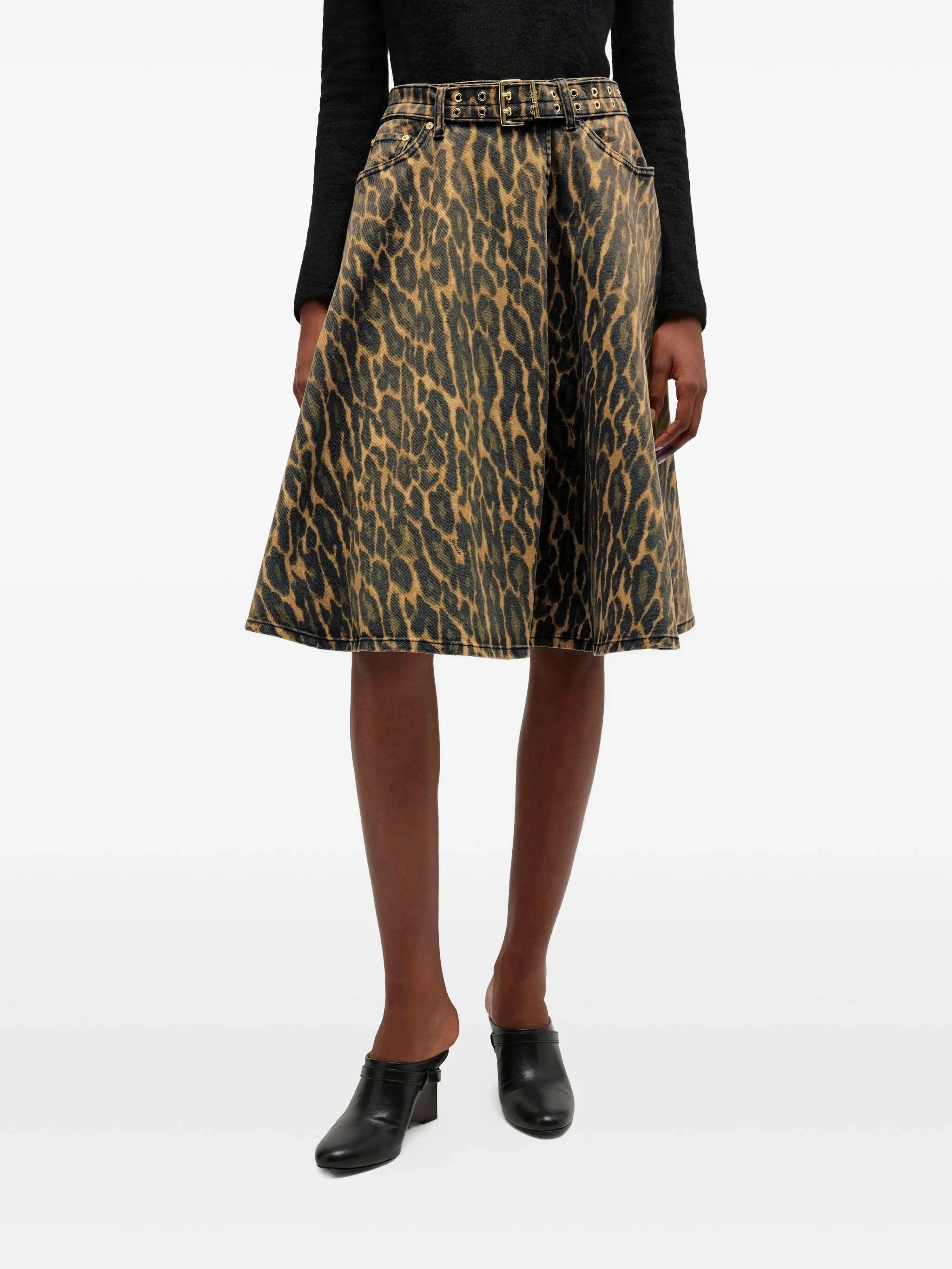 animal-print midi skirt Dress For Teens