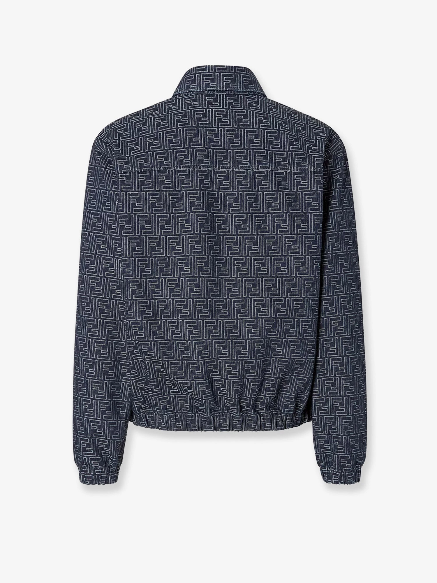 Fendi Men Ff Denim Jacket Jackets For Below Freezing