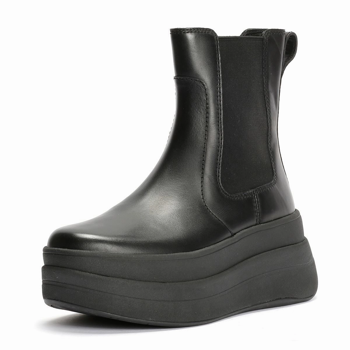 Suede Chelsea Boots Vs Leather FitFlop F-Mode Leather Women's Black Boots