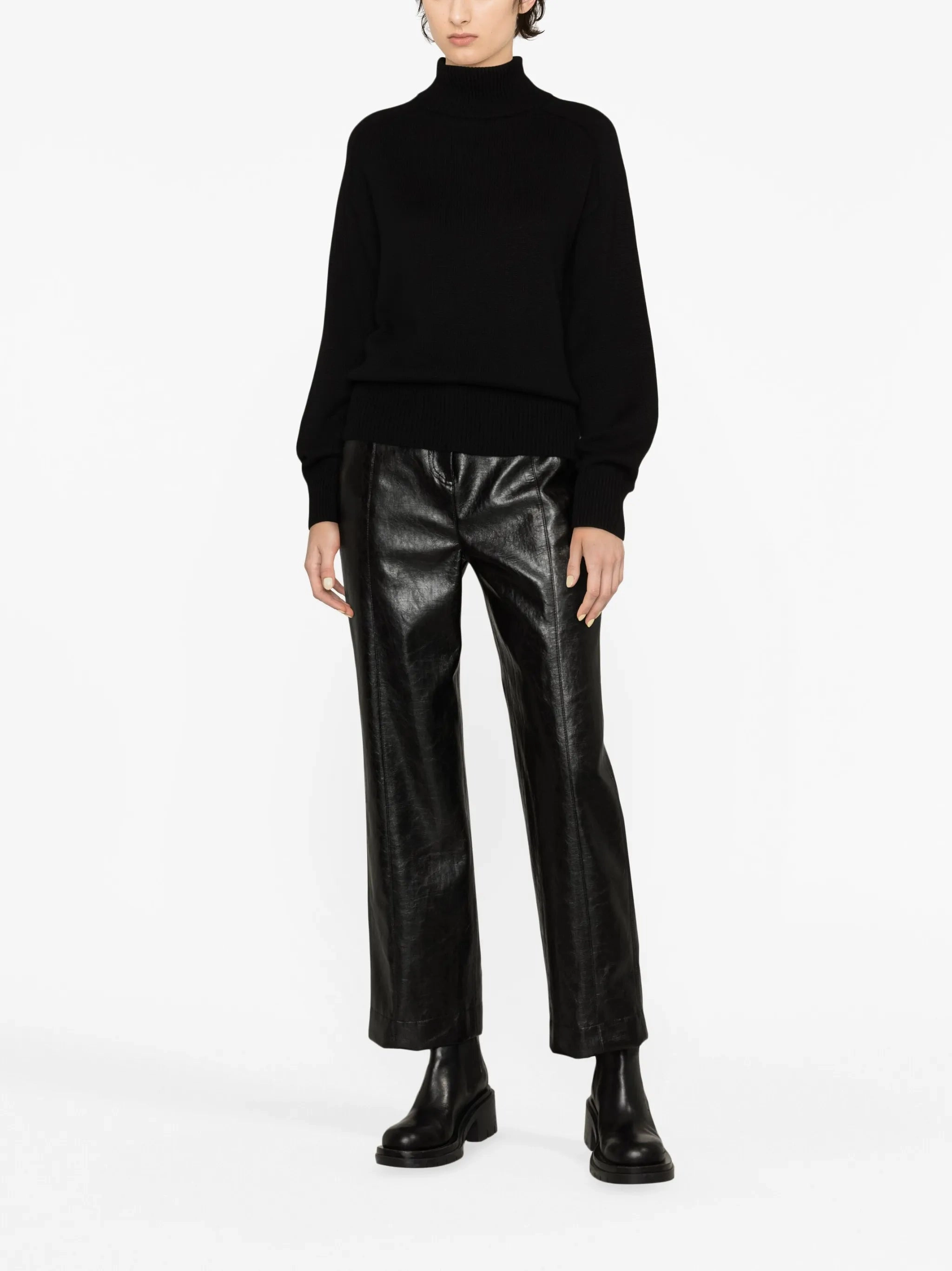 Baysville turtleneck wool jumper Frescobol Carioca Knitwear