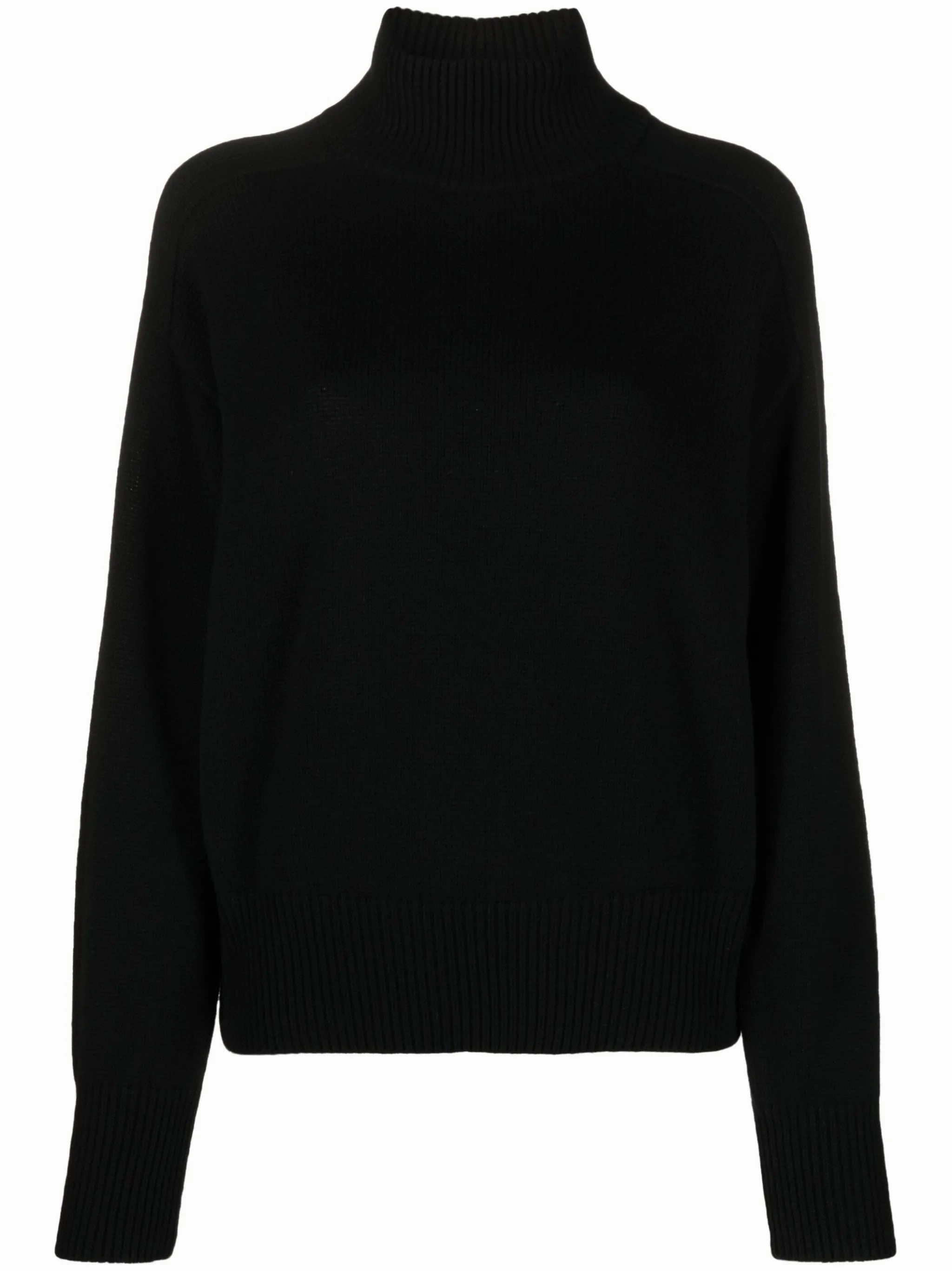 Knitwear Embroidery Baysville turtleneck wool jumper