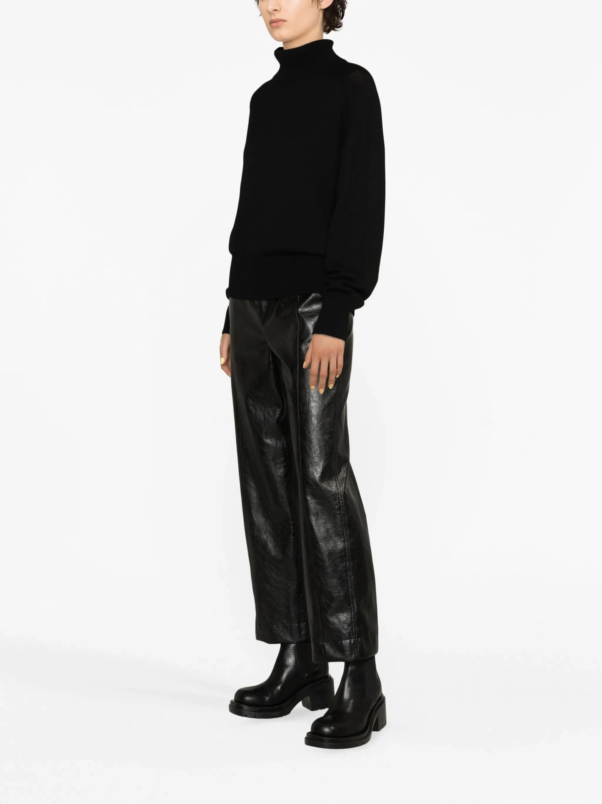 Baysville turtleneck wool jumper All Star Knitwear