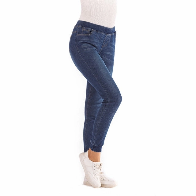 Jeans for Women Mom Jeans Mid Waist Jeans Woman High Elastic Plus Size Stretch Jeans Female Washed Denim Skinny Pencil Pants#B Youth Carhartt Cargo Pants