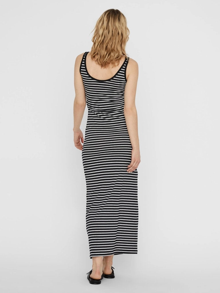 Nanna Cotton Ankle Dress Multicolor Strapless Maxi Dress