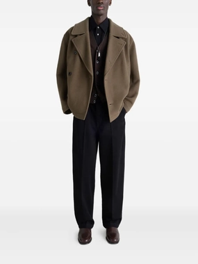 Coats That Heat Up LEMAIRE - Men Boxy Peacoat Jacket