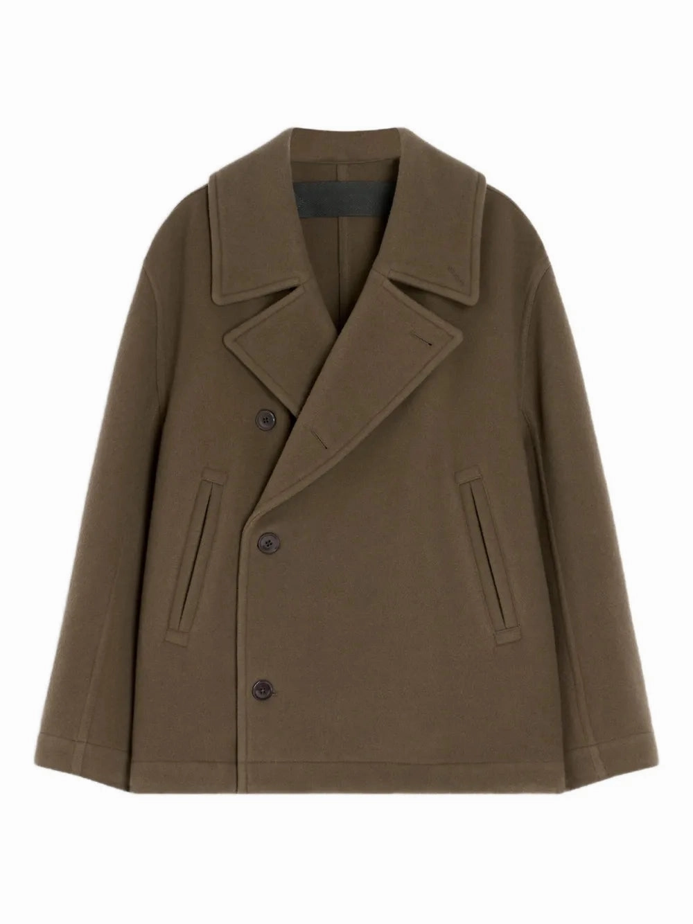 LEMAIRE - Men Boxy Peacoat Jacket Pimp Coats