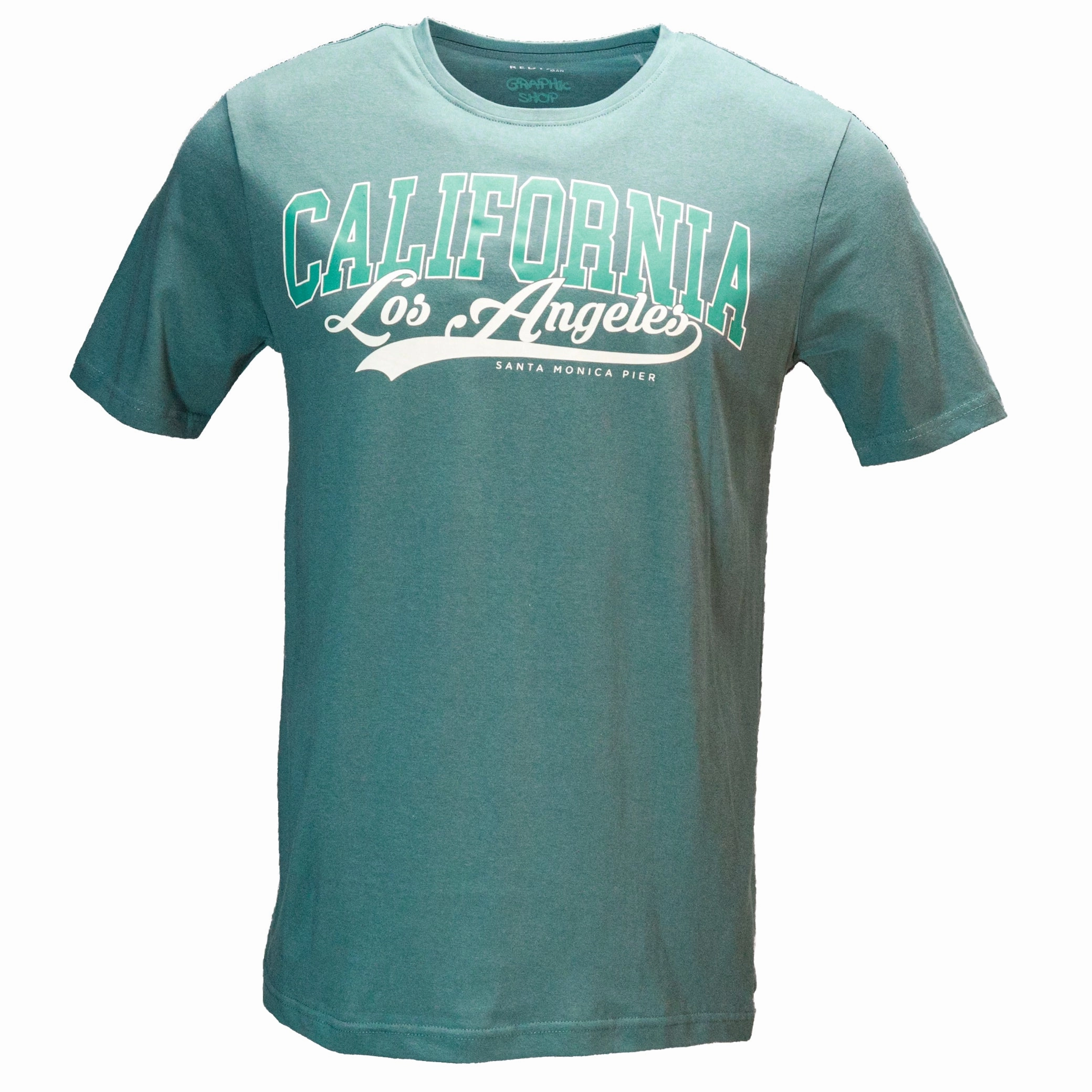 Green Graphic T-Shirts T Shirts With Pockets