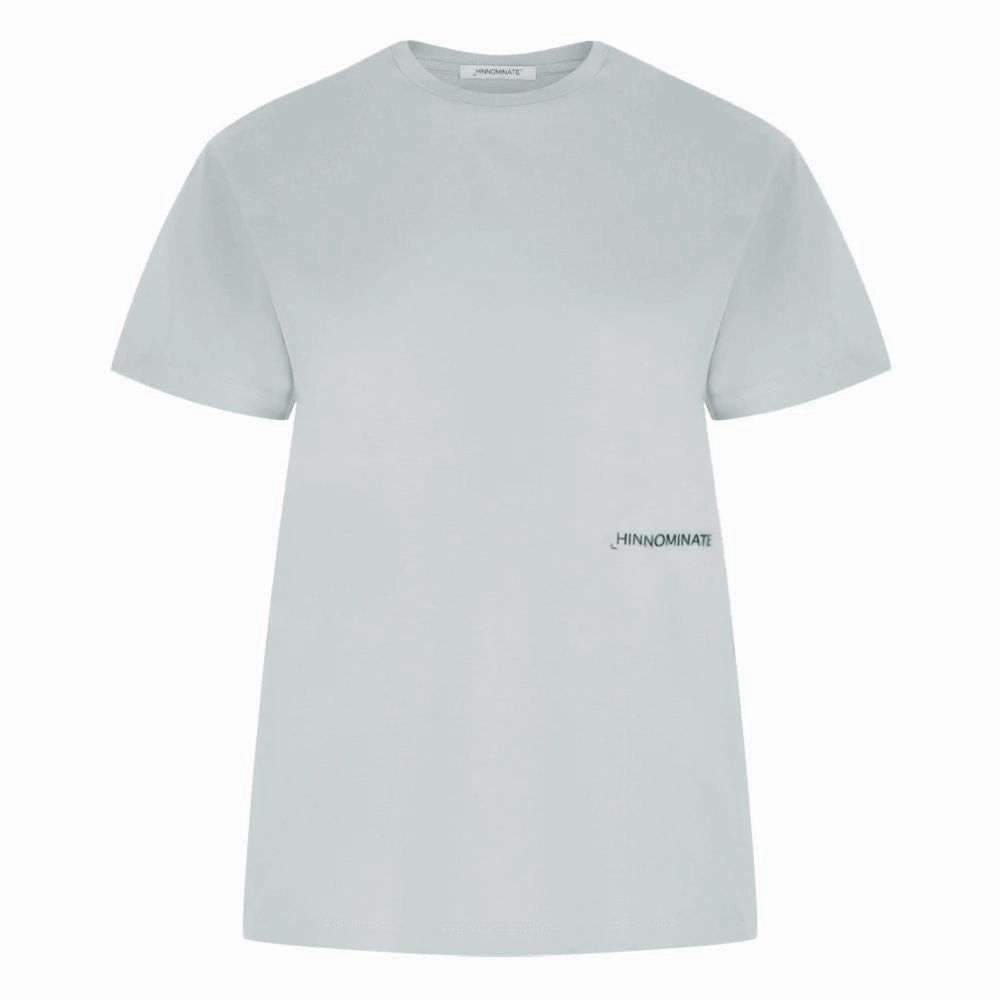 Hinnominate Gray Cotton Women T-Shirt English Teacher T Shirts