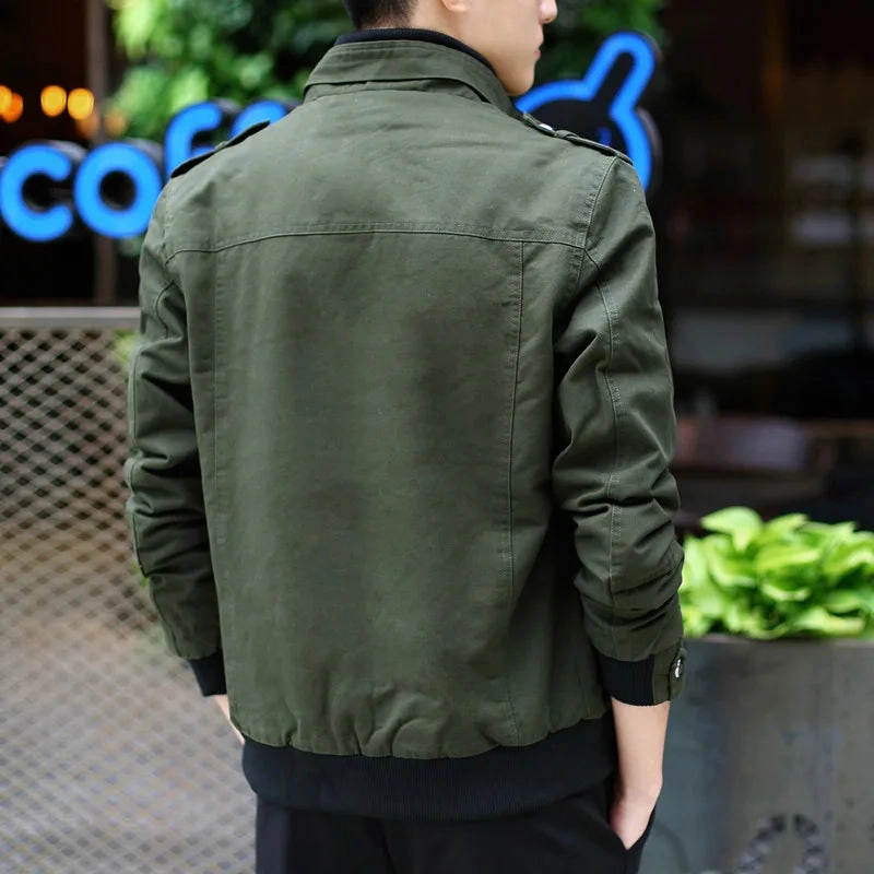 Trench Coats Long Men's Military Jacket - Men's  Bomber Jacket