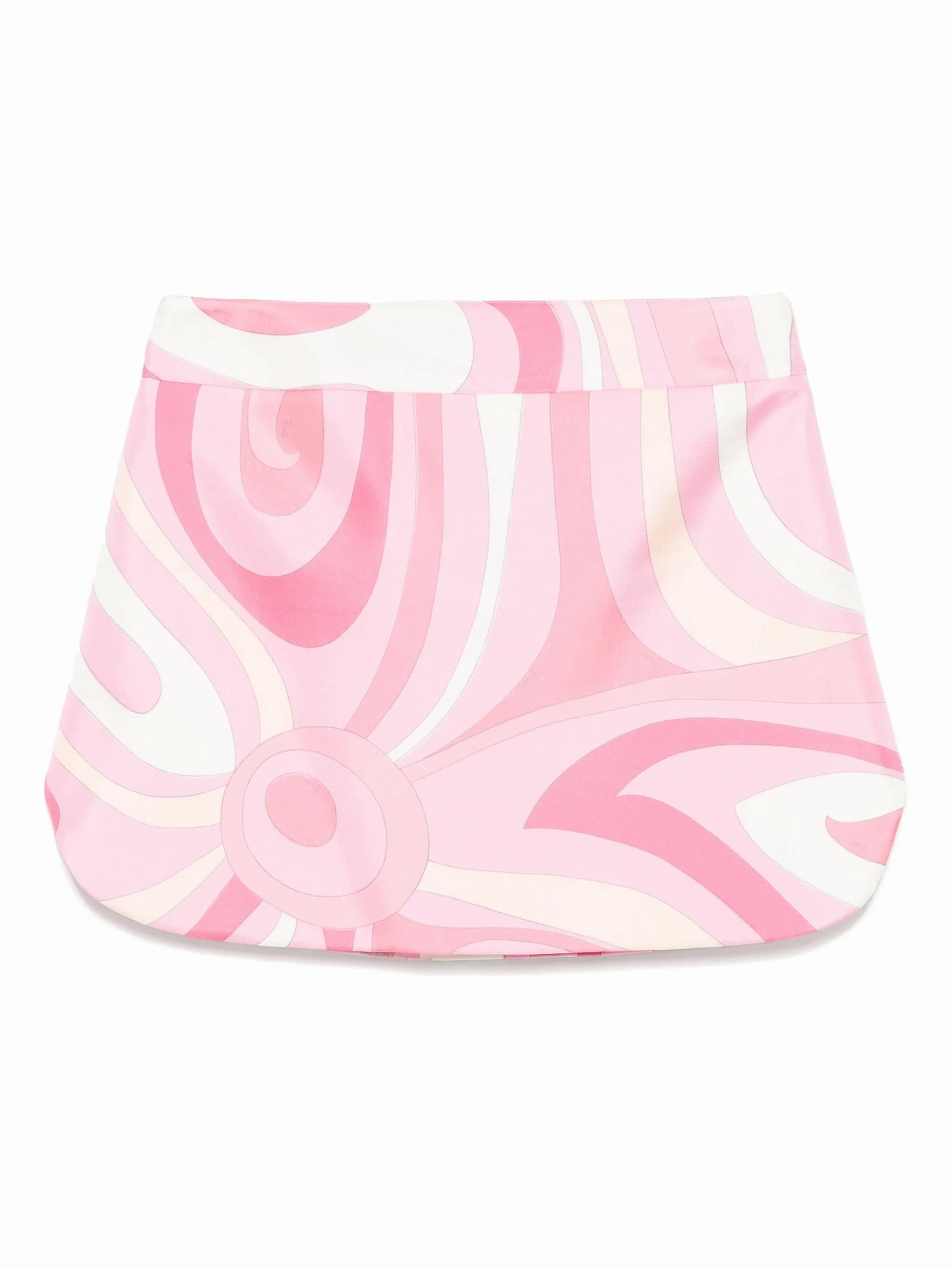 Iride-print skirt Ruching Dress