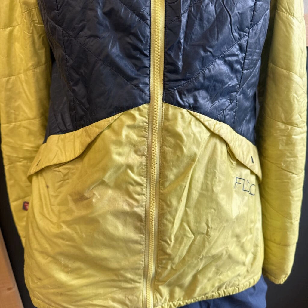 Flylow - Women' Tamara Micro Puff Jacket - MSRP compared $230: Yellow/Navy/Blue-women-SM Childrens Denali Jackets