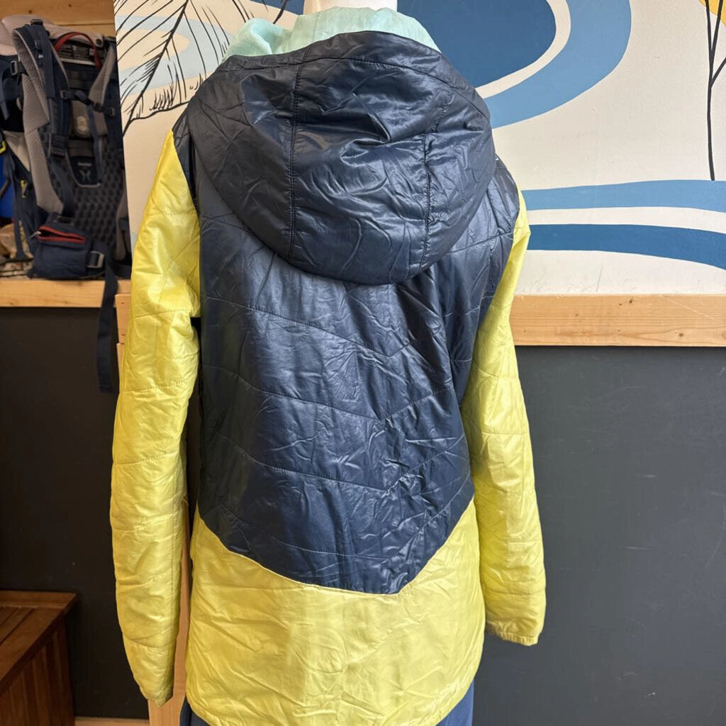 Flylow - Women' Tamara Micro Puff Jacket - MSRP compared $230: Yellow/Navy/Blue-women-SM Blue Jackets Owner