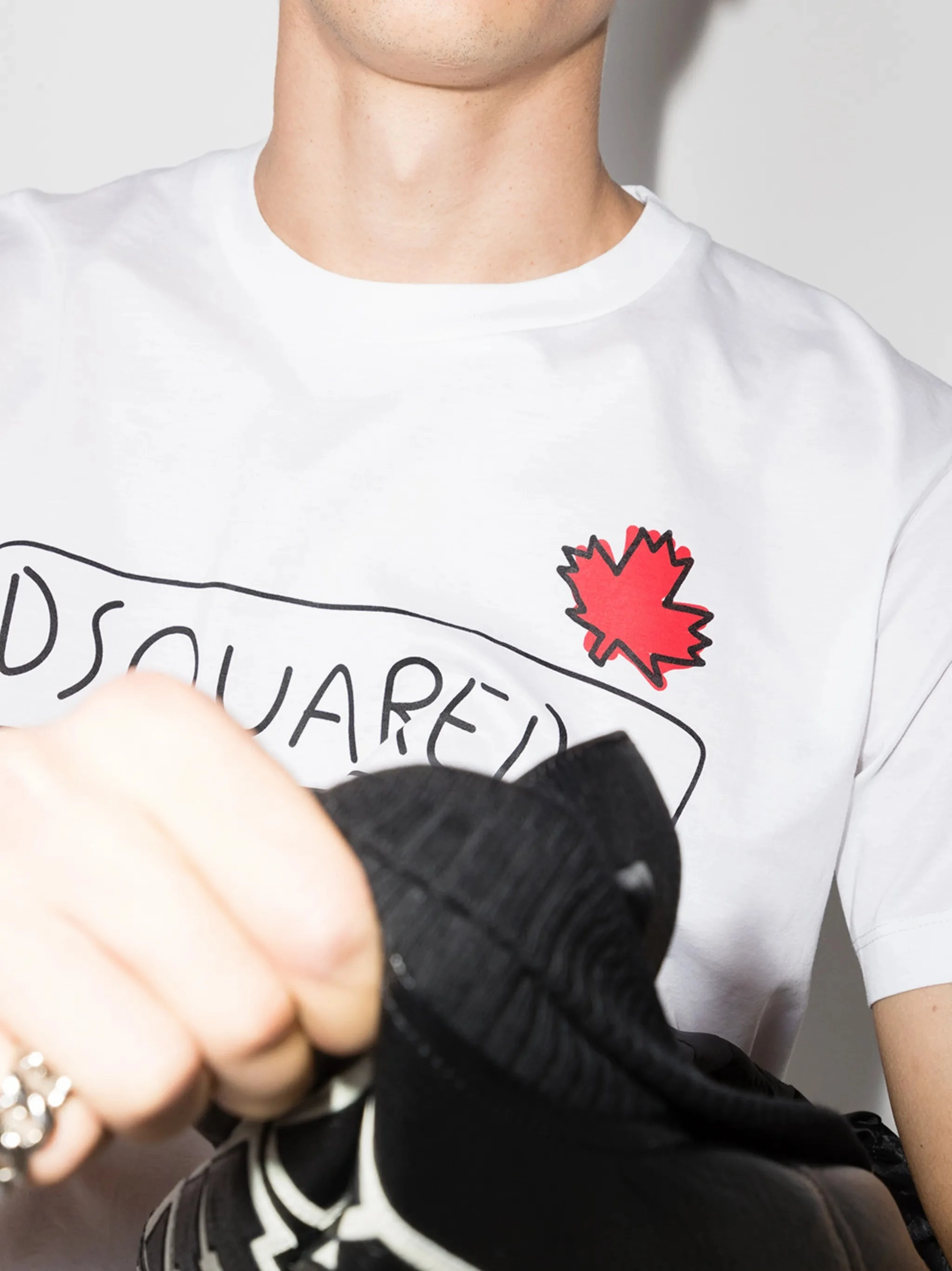 80s Band T Shirts doodle-print T-shirt