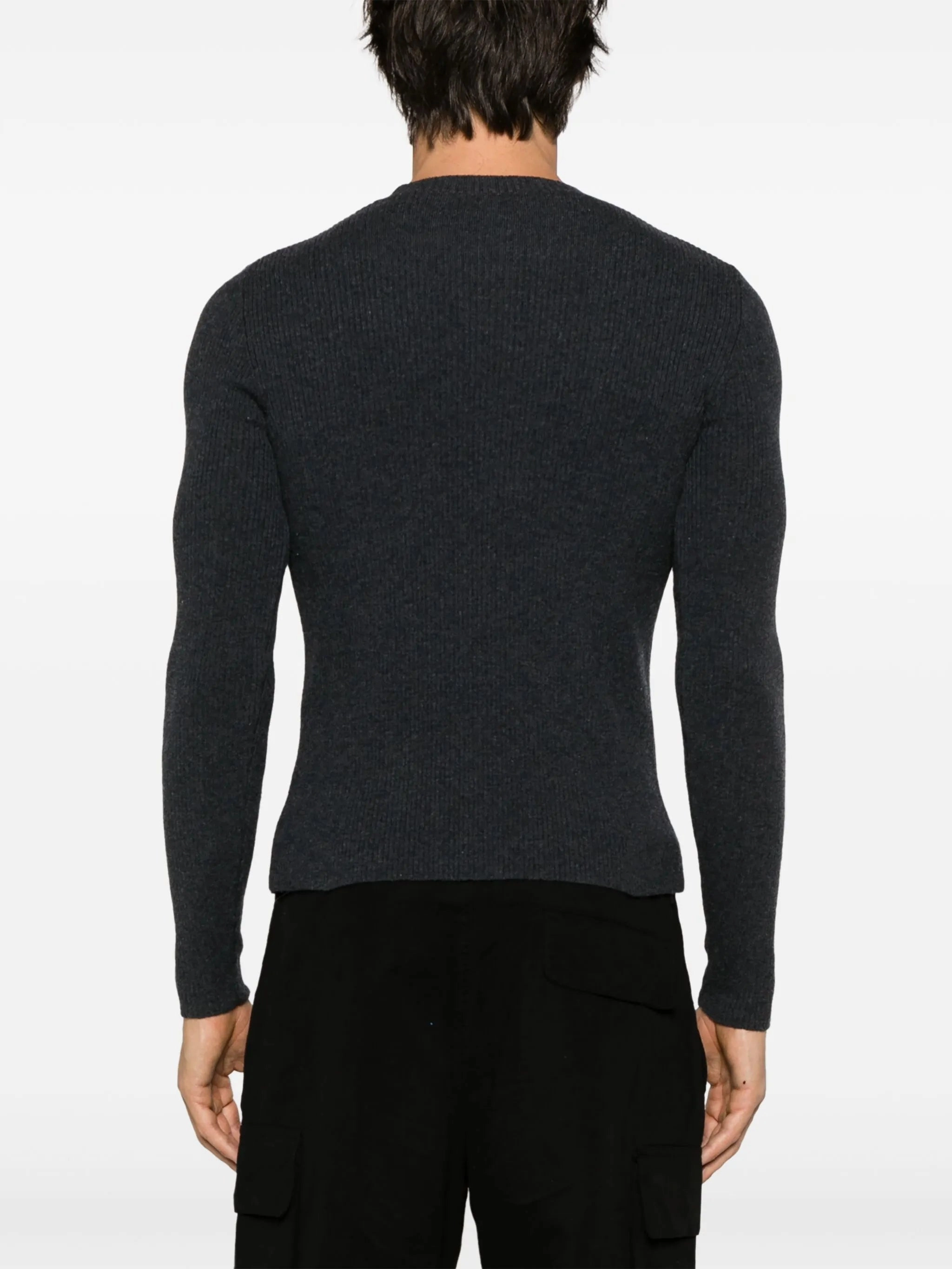 360 Knitwear Compact crew-neck wool jumper