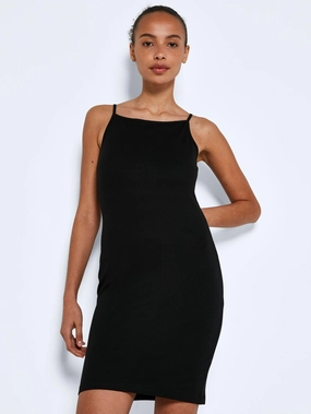 Leopard Print Mini Dress Long Sleeve Edda Short Cotton Dress - Black