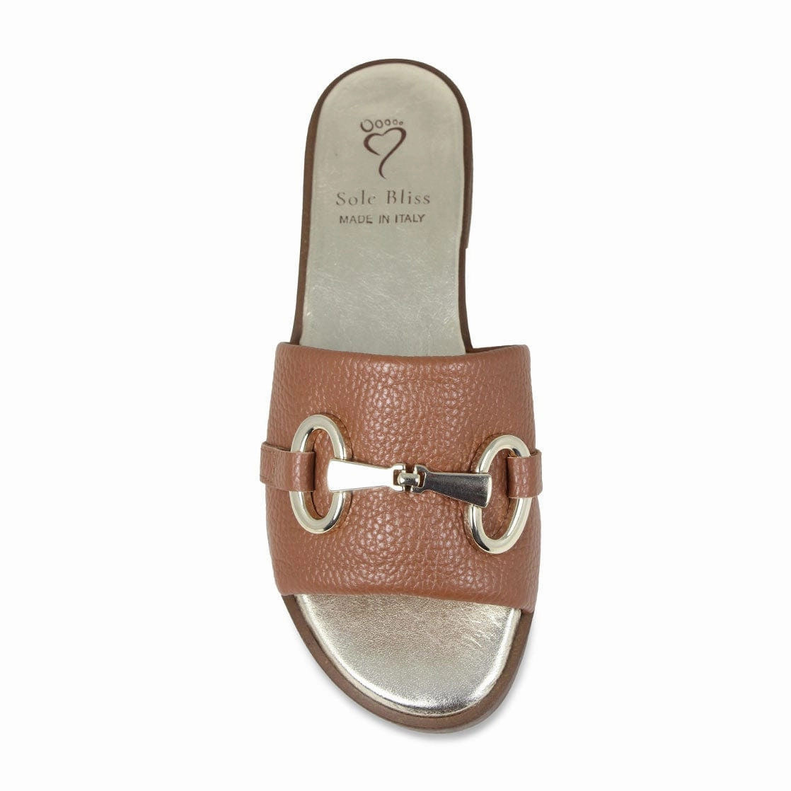 Flojos Flip Flops Bardot: Tan Leather