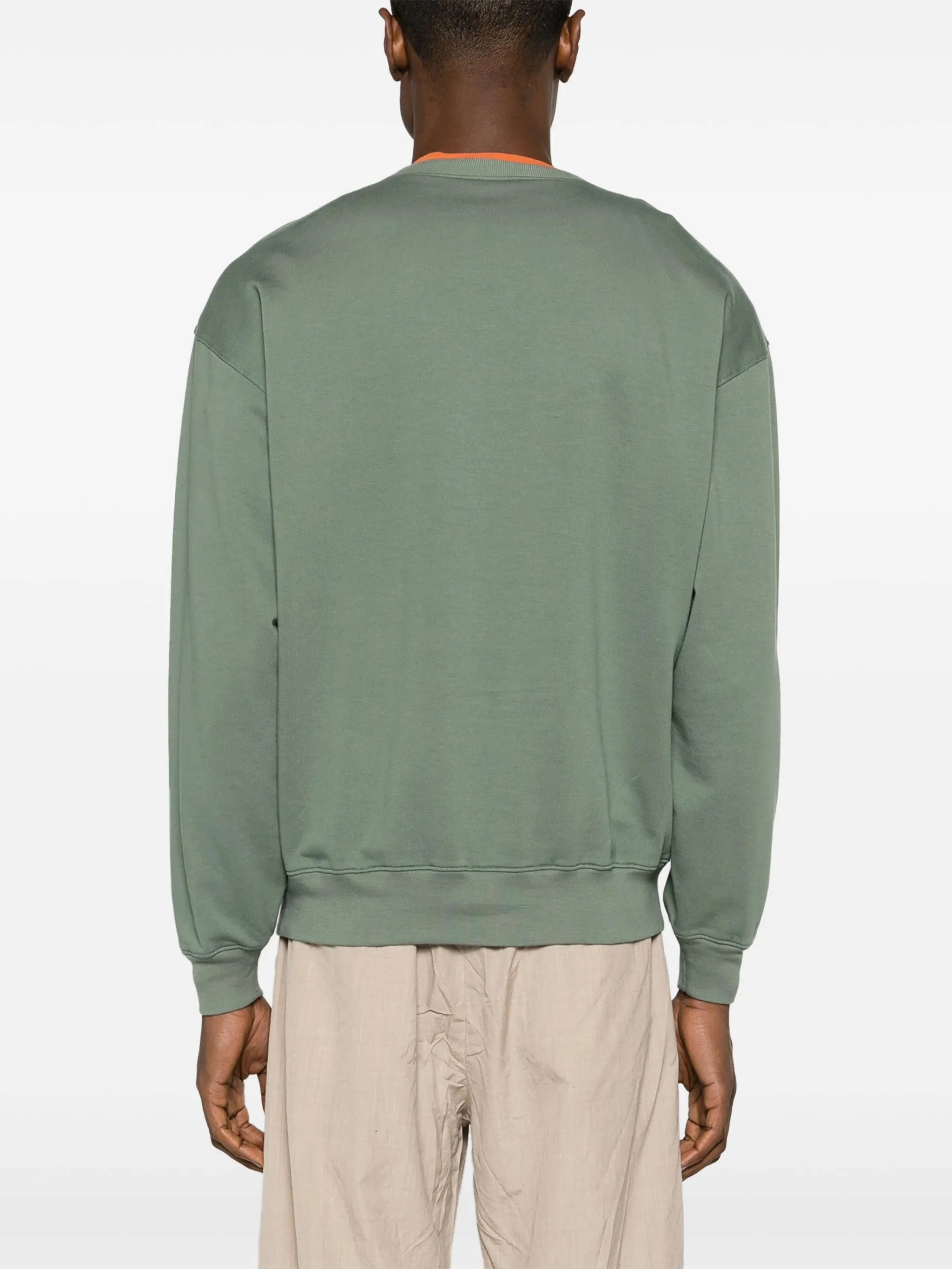 crew-neck cotton sweatshirt Sustainable Knitwear Europe