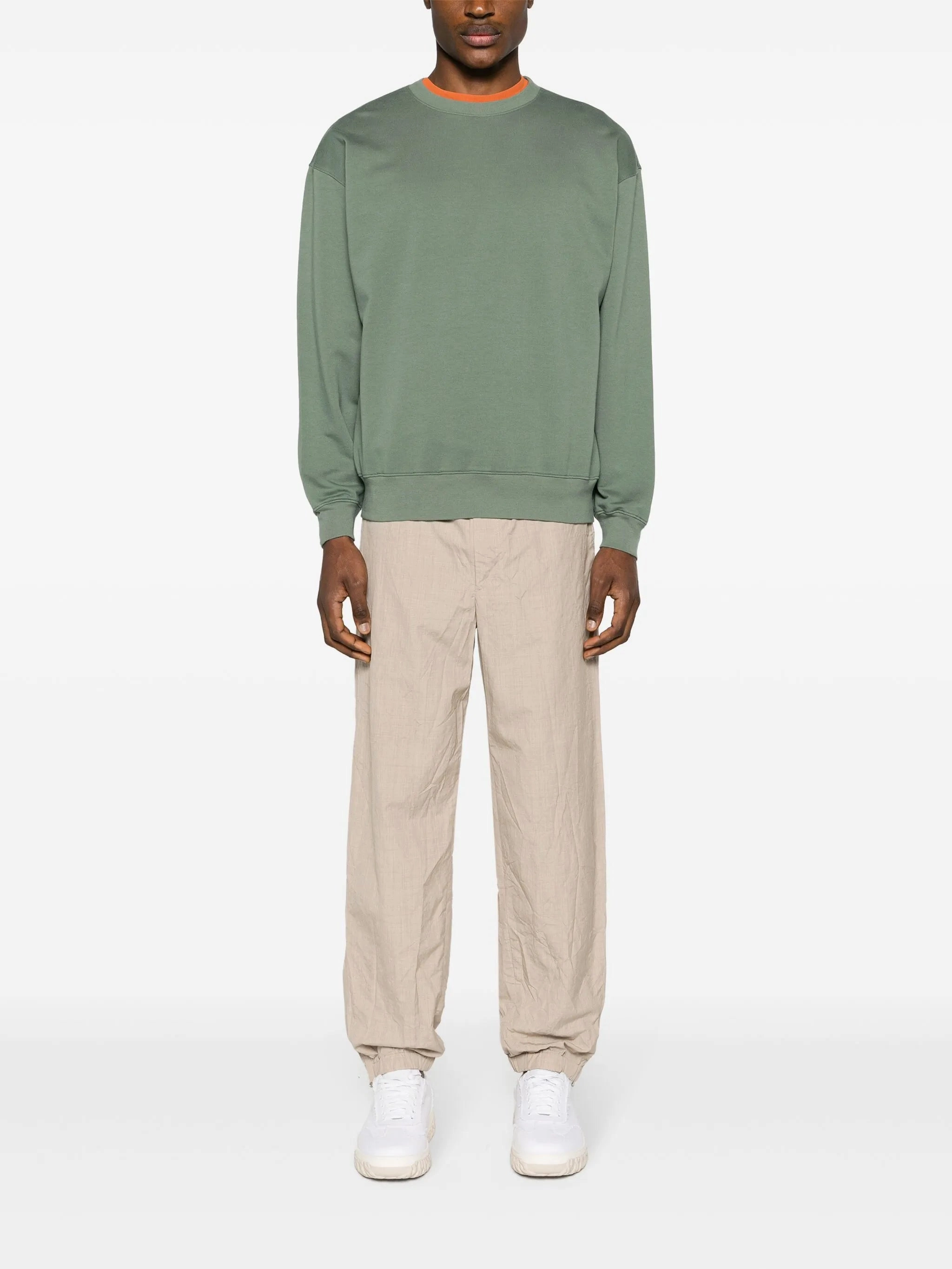 crew-neck cotton sweatshirt Granite Knitwear