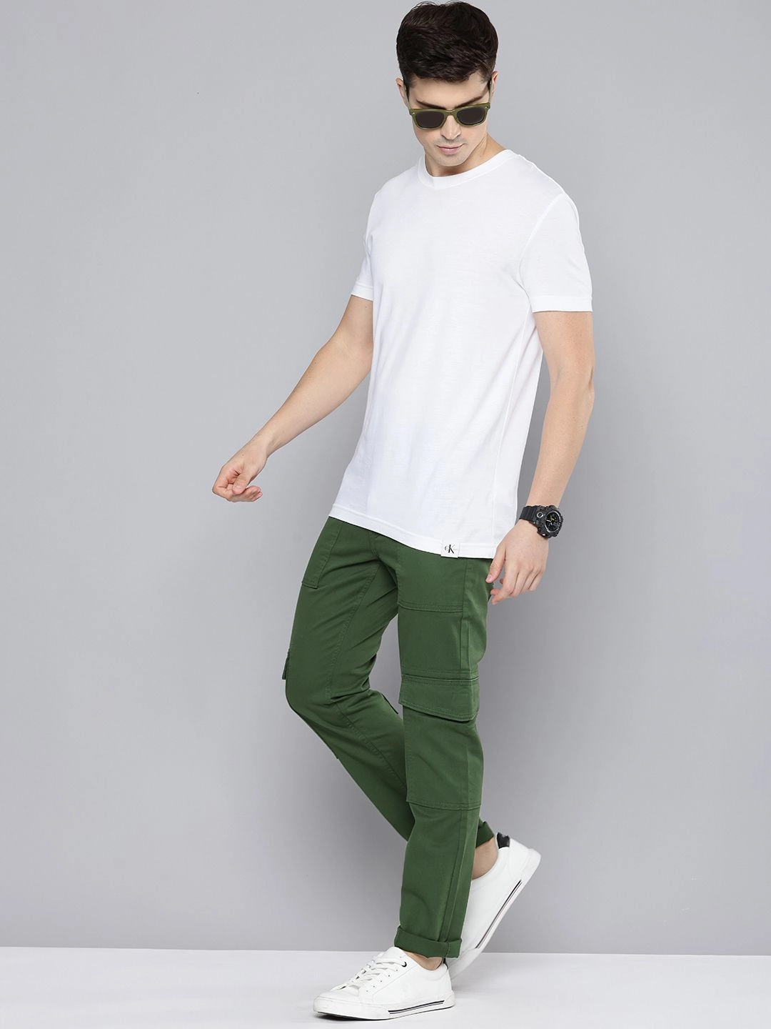 Shirts That Go With Cargo Pants Men's 511 Slim Fit Olive Cargo Trousers