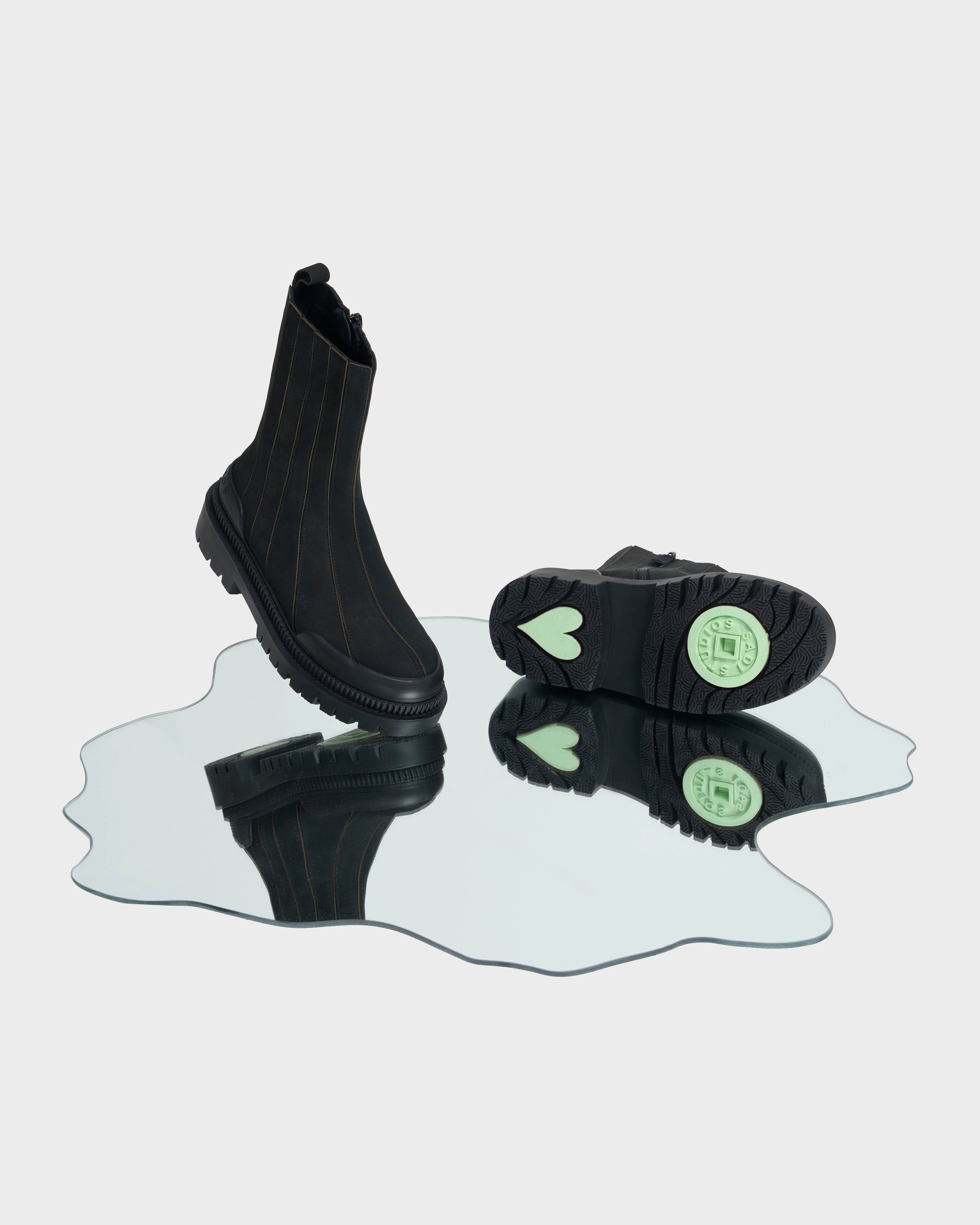 GABI BLACK Sienna High Chelsea Boots