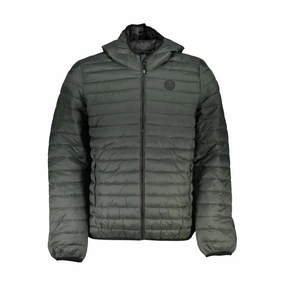 Zip Up Near Me Gianmarco Venturi Green Polyamide Jackets & Coat