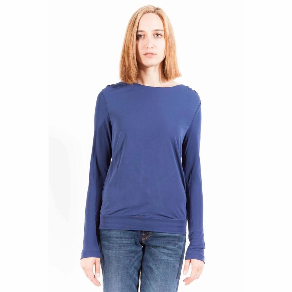 Gant Blue Viscose Women Top Blackpink T Shirts
