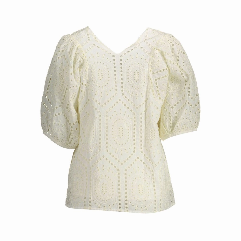 Personalised T Shirts Gant White Cotton Women T-Shirt