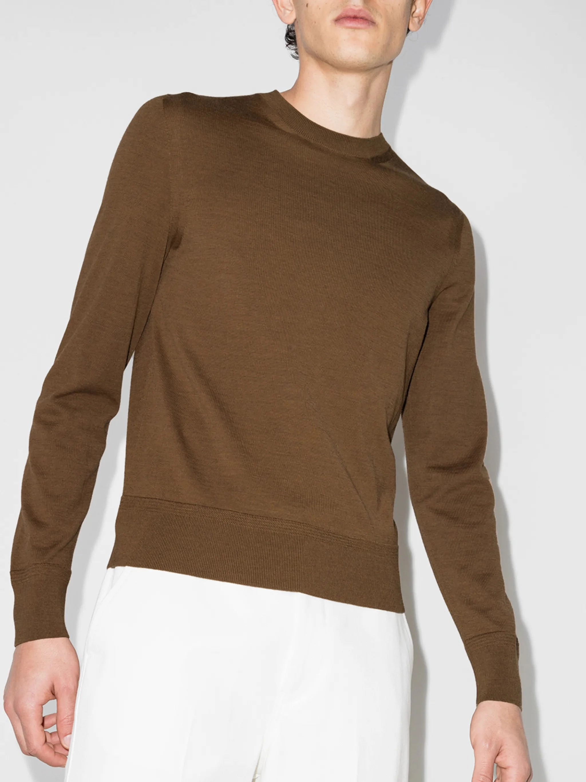 Winter Knitwear Sale crew-neck wool jumper