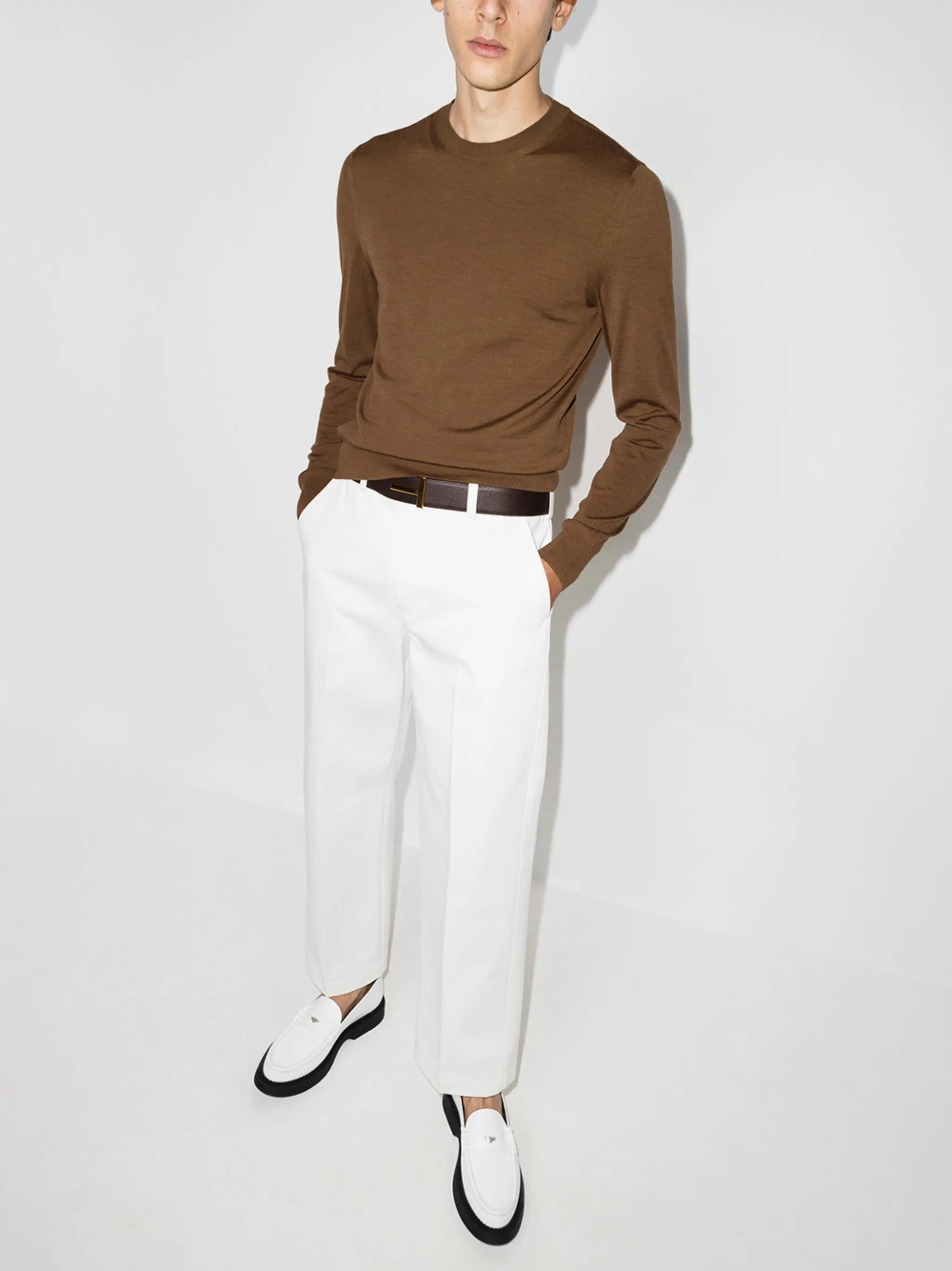 Fratelli Knitwear crew-neck wool jumper