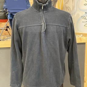 Ovarian Cancer Sweatshirts George - Men's Quarter Zip - MSRP $: Black-men-LG