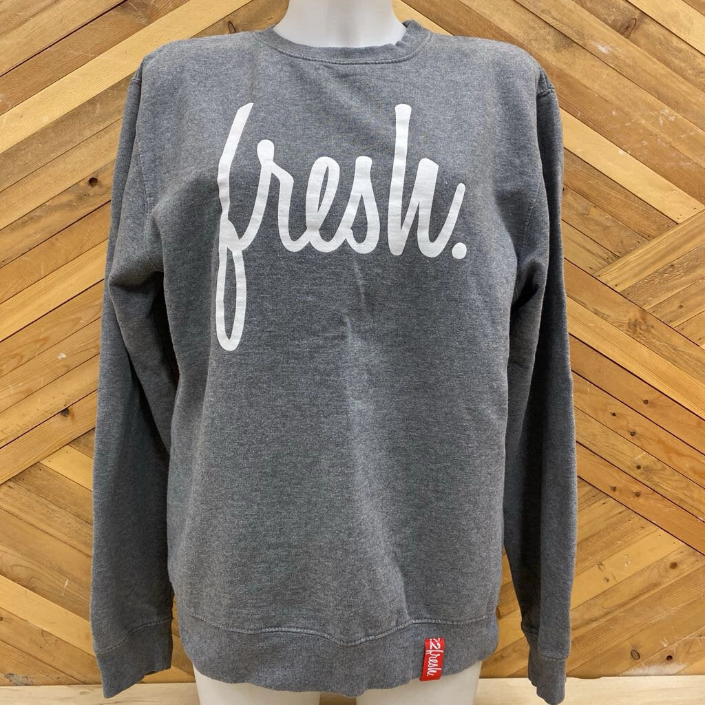 22 Fresh - Unisex Relaxed Fit Crewneck Sweatshirt: Grey-women-MD Beachcomber Wellfleet Sweatshirts