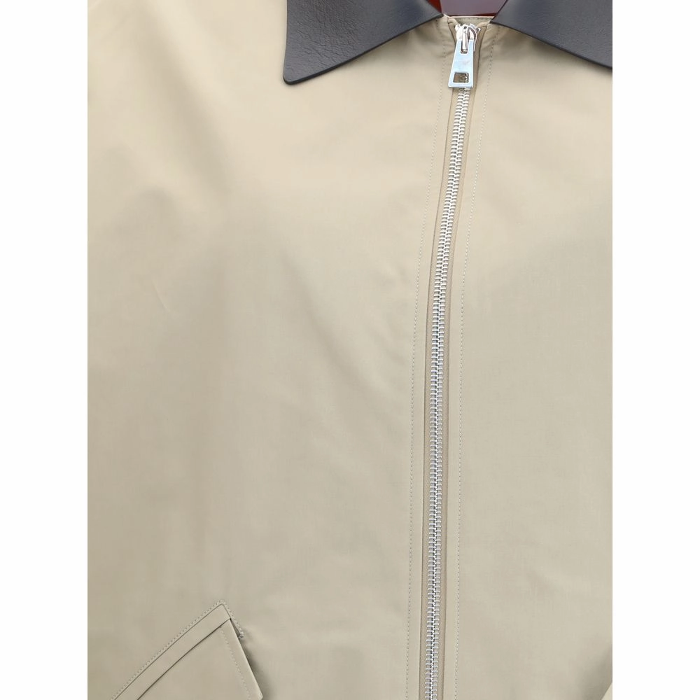 Givenchy Beige Cotton Jackets And Coat Wool Bomber Jackets