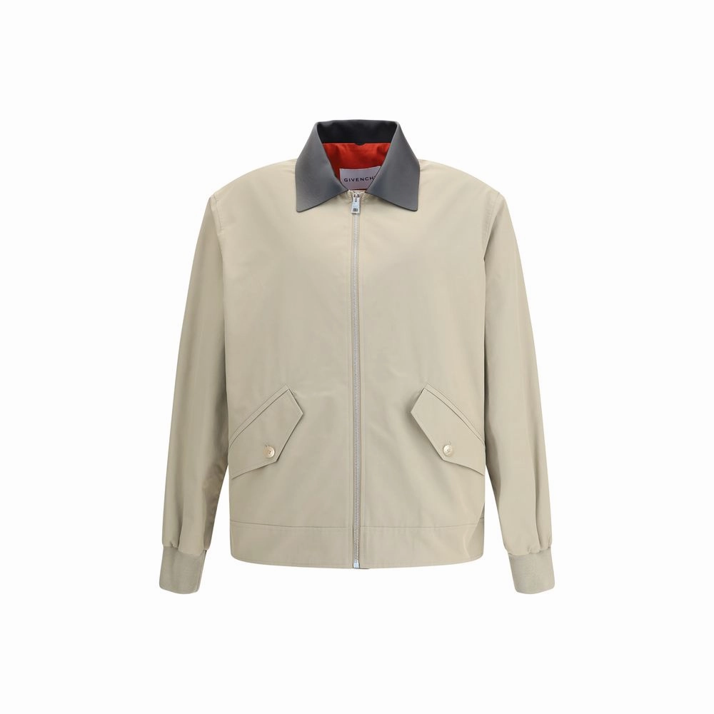 Givenchy Beige Cotton Jackets And Coat Championship Jackets