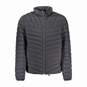 Napapijri Black Polyamide Men Jacket Jackets Moncler