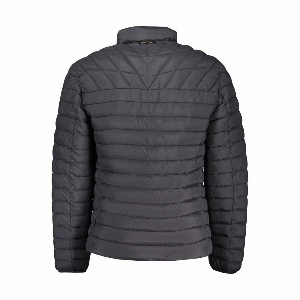 Napapijri Black Polyamide Men Jacket Puffer Jackets For Teens