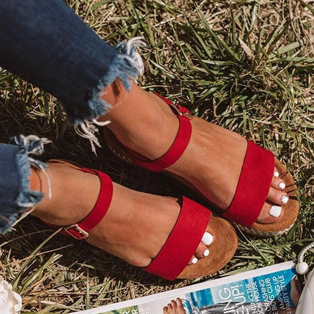 Women Sandals 2019 New Platform Sandals Leggings And Sandals