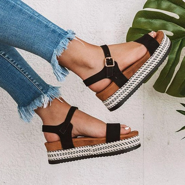 Women Sandals 2019 New Platform Sandals Best Comfortable Sandals