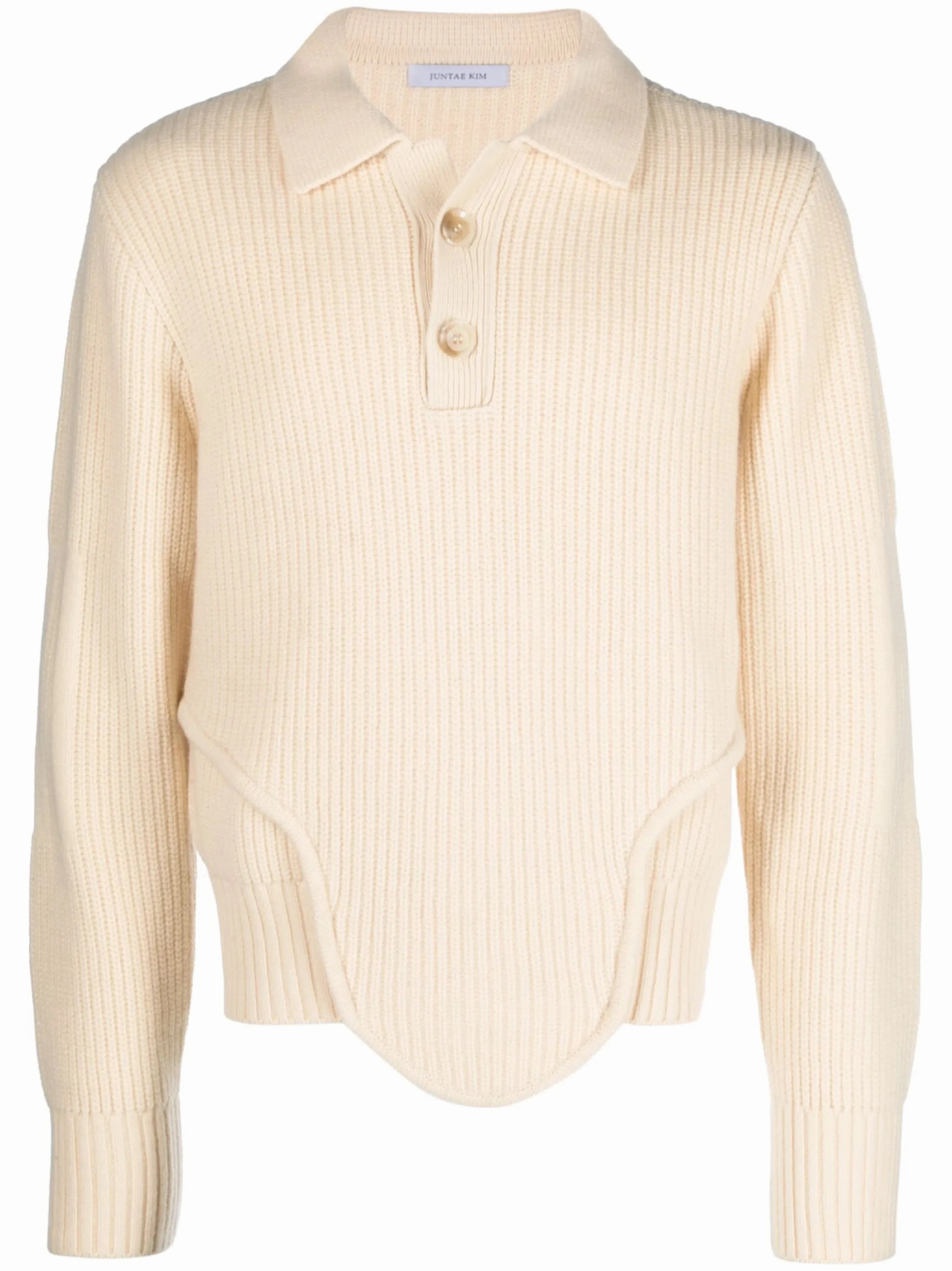 Knitwear Styles Corset ribbed-knit jumper