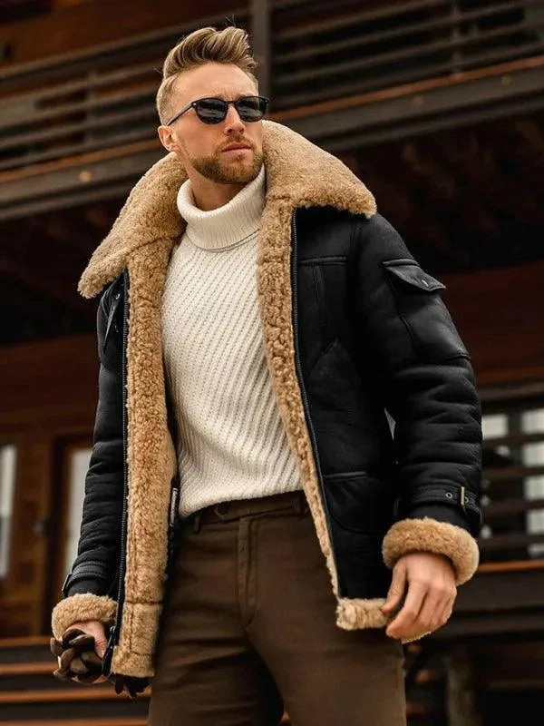 Thick Fur Men Winter Jacket Jackets To Wear To A Wedding