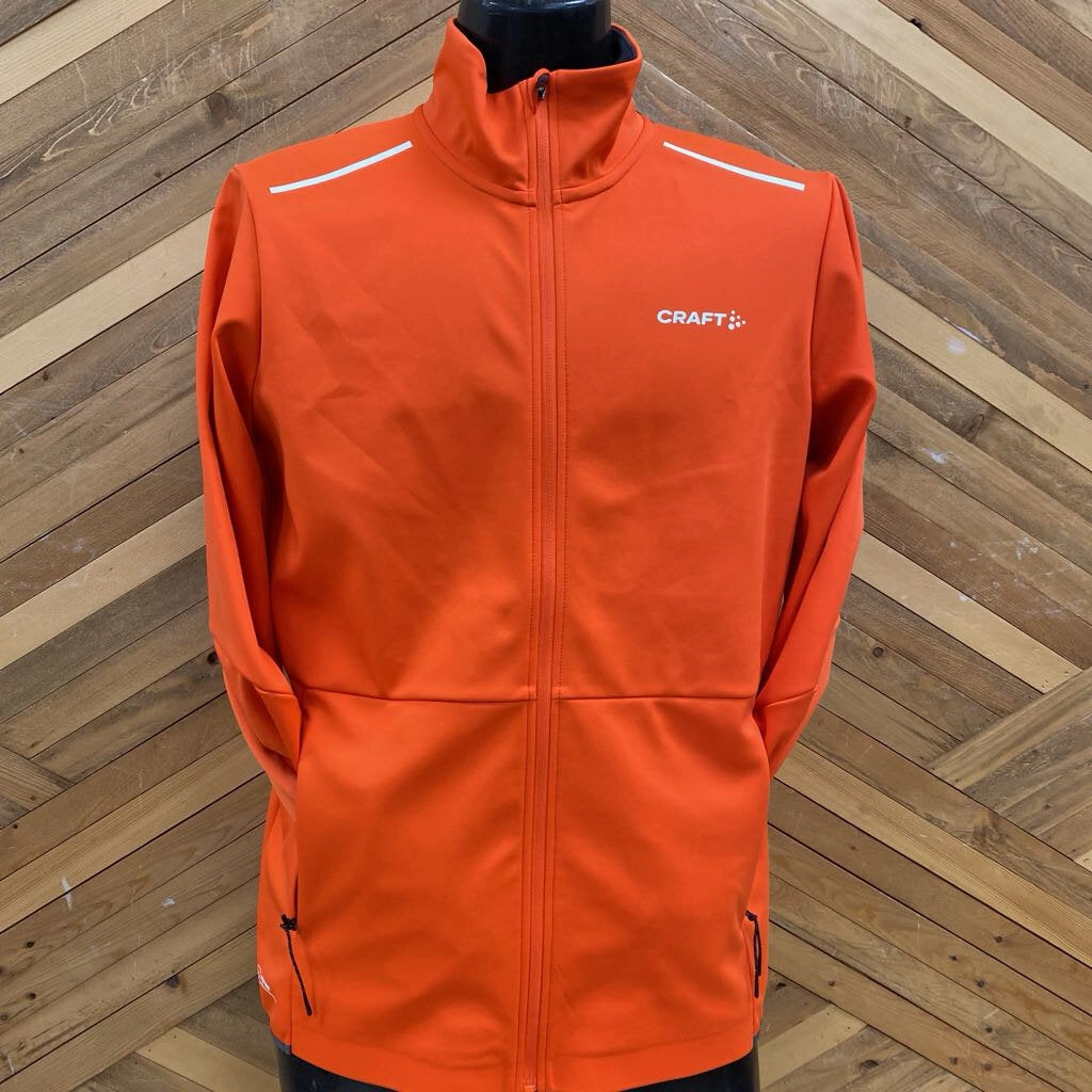 Craft - Men's Core Nordic Training Jacket - MSRP $150: Orange-men-SM Sam Jackets