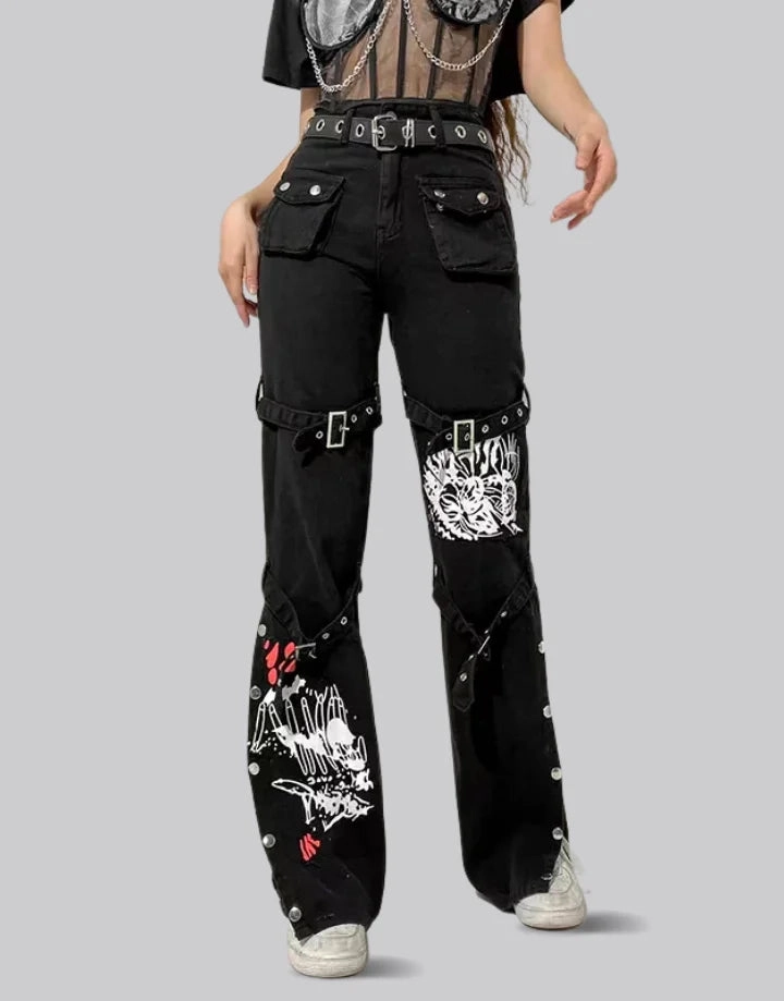Goth Cargo Pants Womens Gilipur Cargo Pants