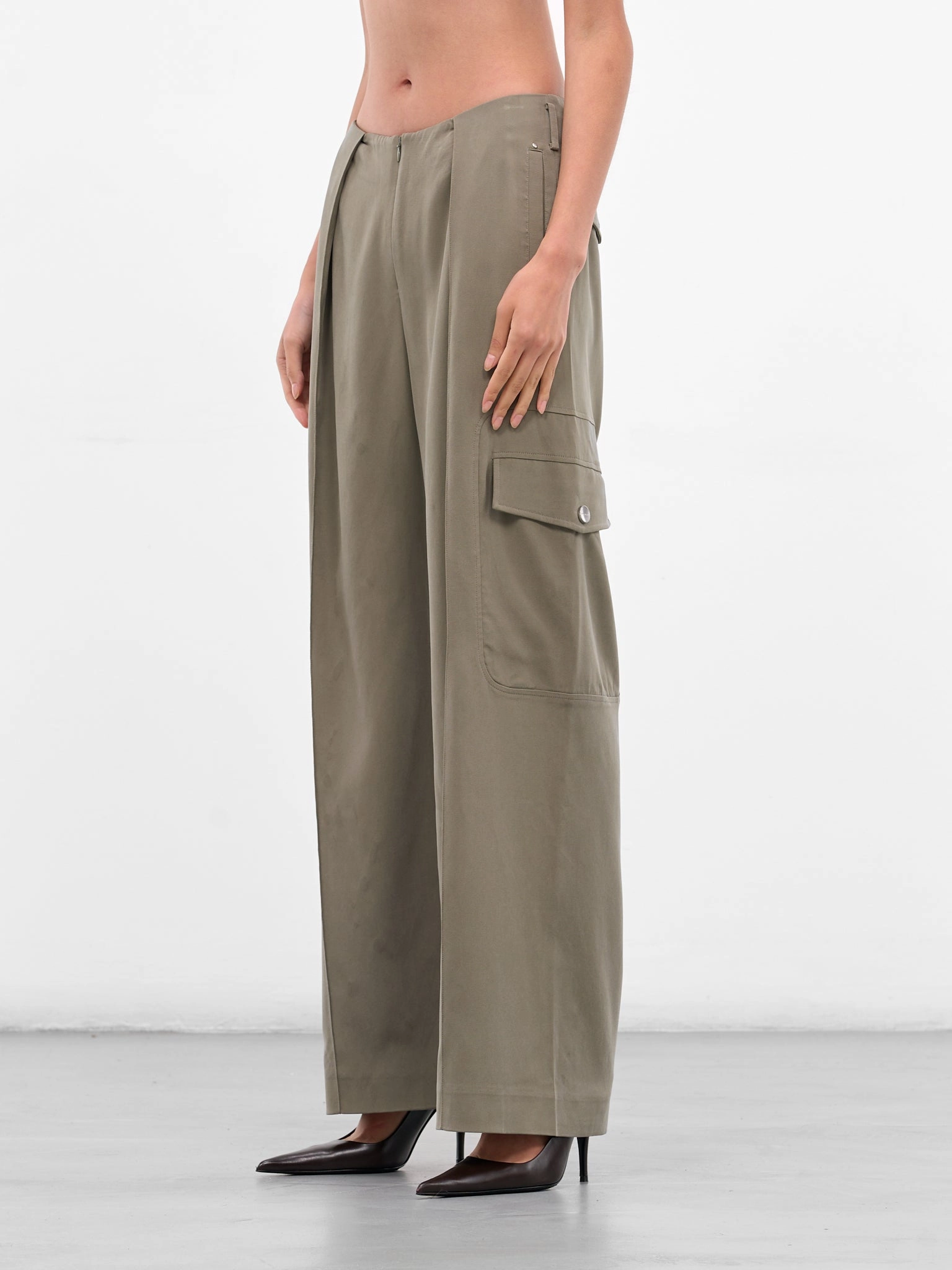 Gander Mountain Guide Series Cargo Pants Gray Tailored Wide Cargo Pants (PT05C2GR570-GR570-BEAN-PASTE)