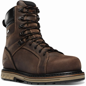 Chemical Resistant Work Boots Danner Steel Yard 8" Steel Toe Work Boots Style # 12534