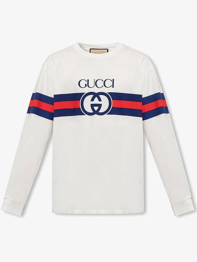 Bridesmaid Sweatshirts Gucci GG Interlocking Cotton Sweatshirt White
