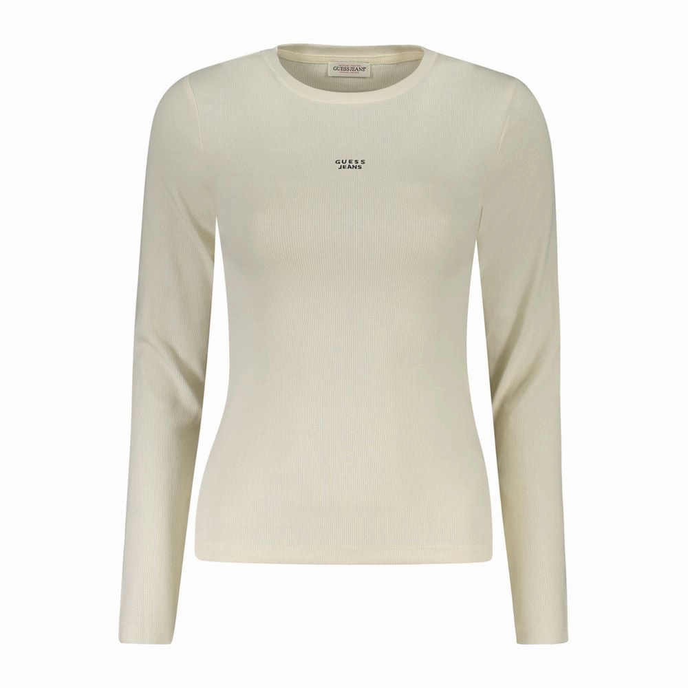 Guess Jeans White Cotton Women T-Shirt Junji Ito T Shirts