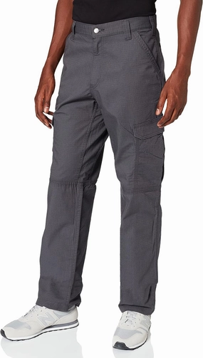Carhartt Men's Big & Tall Force Relaxed Fit Ripstop Cargo Work Pant Denim Shirt Cargo Pants