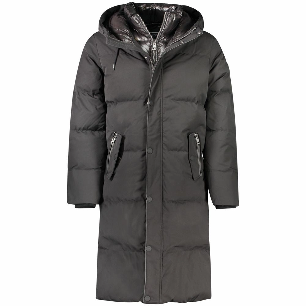 Pharmacist Lab Coats Guess Jeans Black Polyester Men Jacket