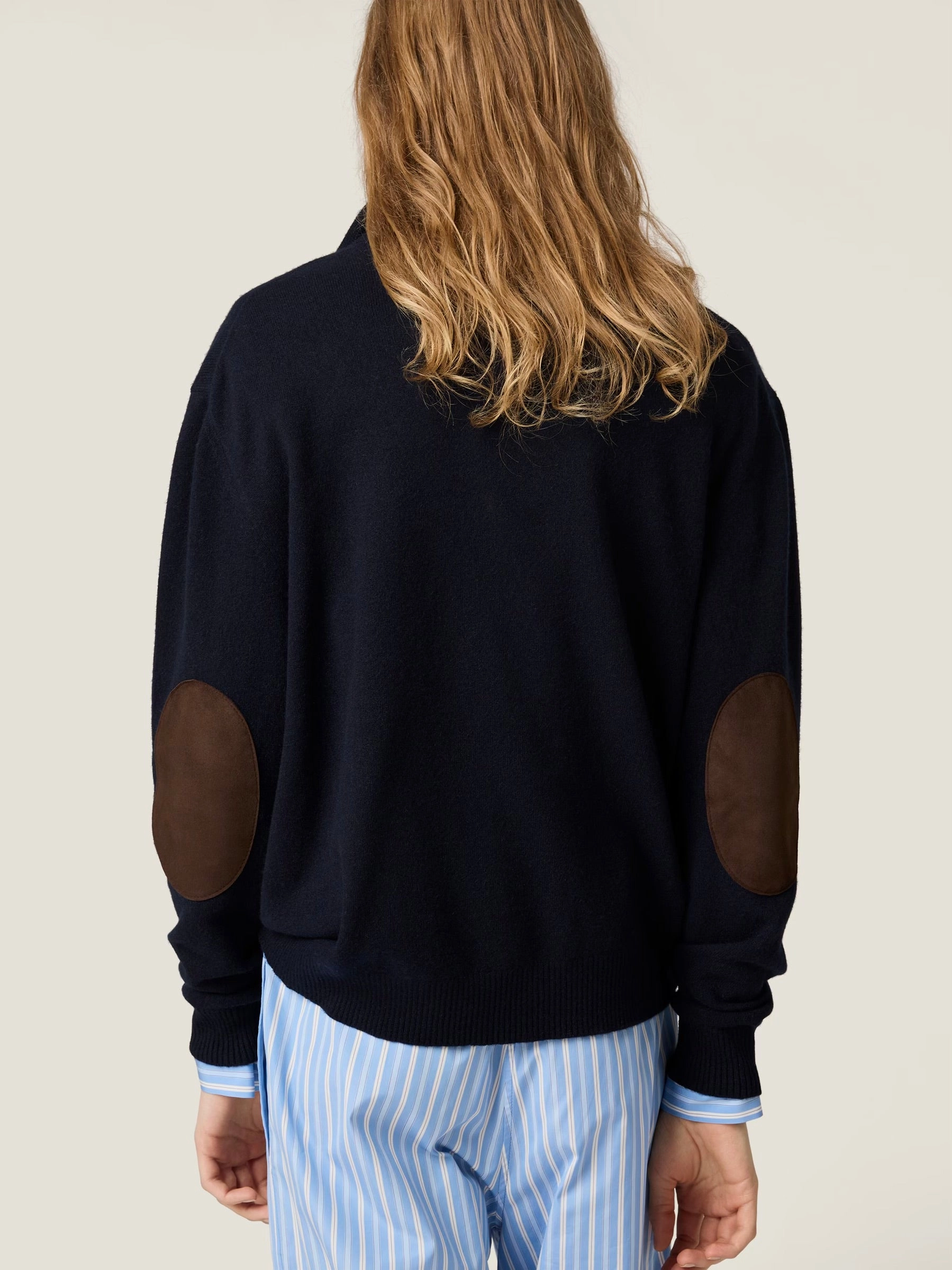 Julia Fox Knitwear MIU MIU - Women Half Zip Cashmere Sweater