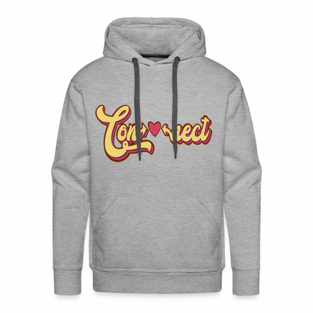 Tall Sweatshirts Snowboarding Heartfelt Connection Grey Unisex Hoodie